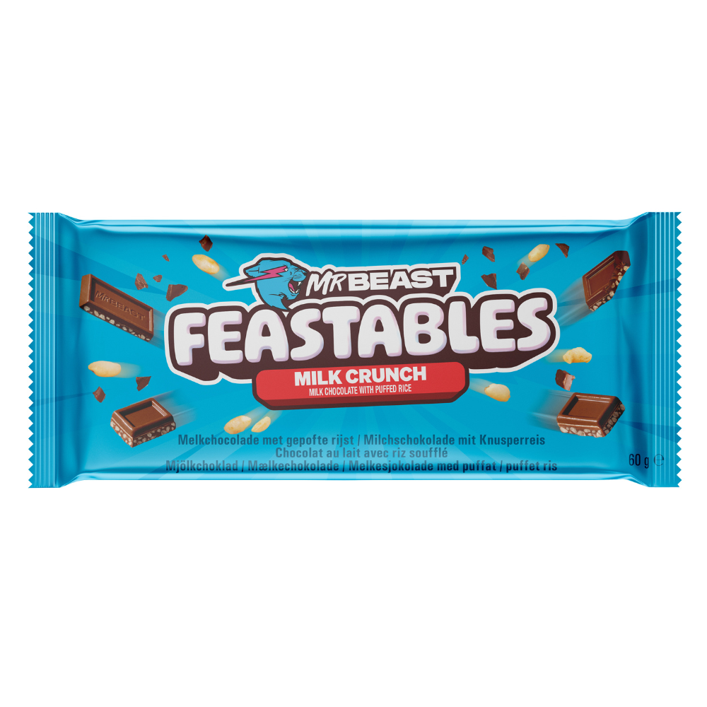 Specials-Mr Beast Feastables Milk Crunch Bar