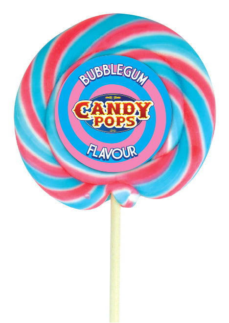 Candy Pops Traditional Bubblegum Wheel Lollipops