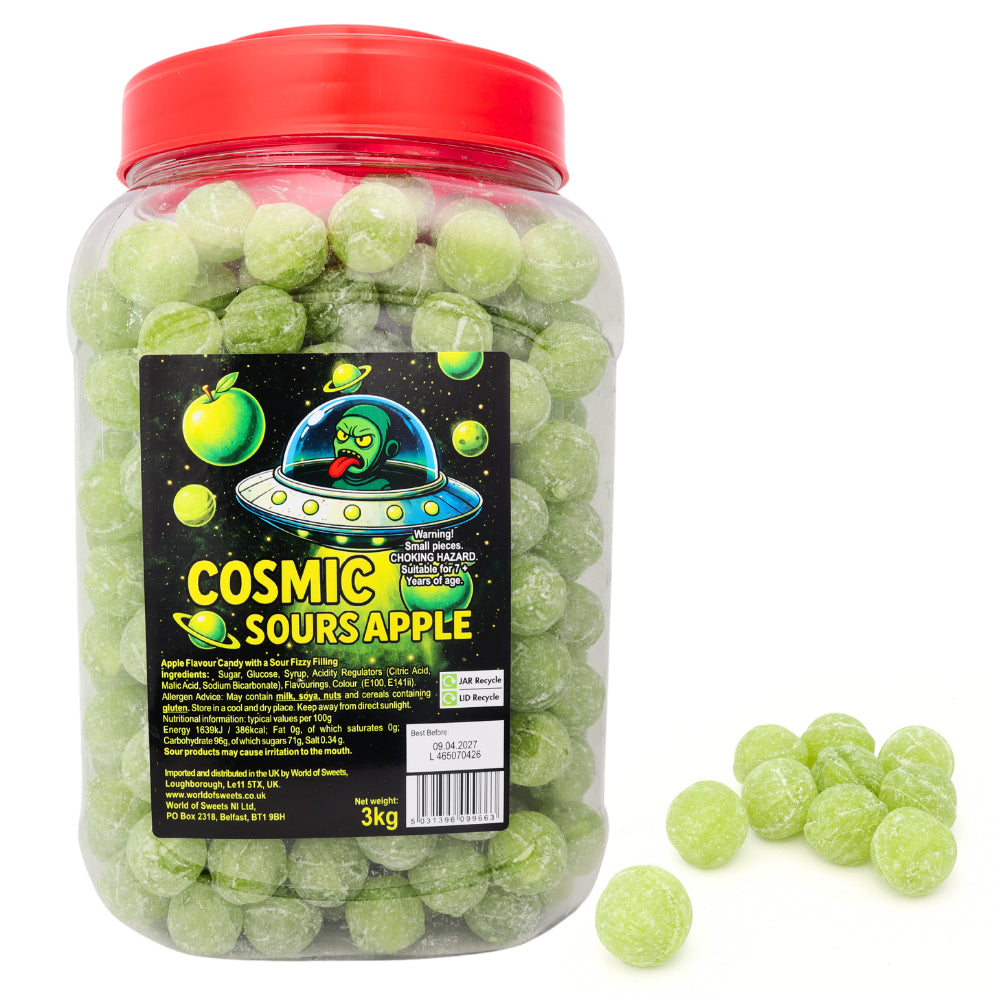 Cosmic Sours Apple Sour Candy