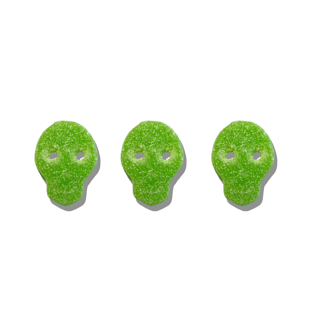 Fizzy Apple Skulls