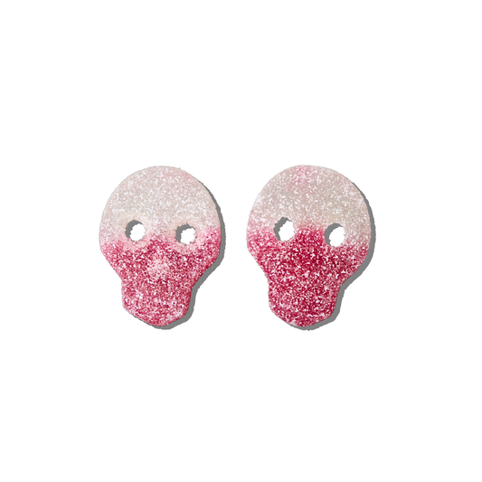 Red and White Skulls