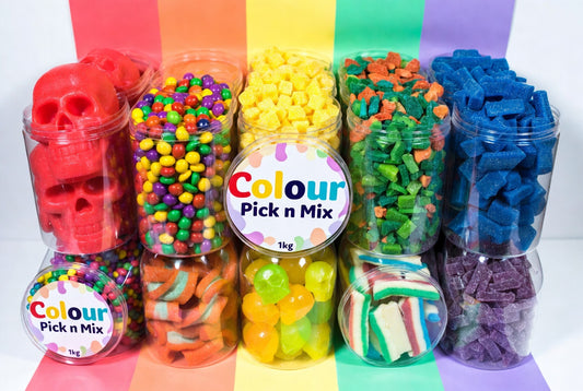 🌈✨ Colour-Themed Pick n Mix: Custom Single-Colour Candy Bags Built Just for You! ✨🌈